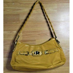 Rosetti Women's Golden Purse / Handbag With Braided Strap Rn# 108833